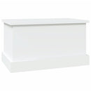 opbevaringskasse hvid 50x30x28 cm konstrueret træ