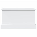 opbevaringskasse hvid 50x30x28 cm konstrueret træ