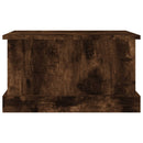 opbevaringskasse 50x30x28 cm konstrueret træ røget egetræsfarve
