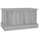 opbevaringskasse 50x30x28 cm konstrueret træ grå sonoma-eg