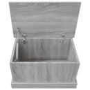 opbevaringskasse 50x30x28 cm konstrueret træ grå sonoma-eg