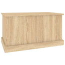 opbevaringskasse sonoma eg 70x40x38 cm konstrueret træ