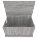 opbevaringskasse 70x40x38 cm konstrueret træ grå sonoma-eg