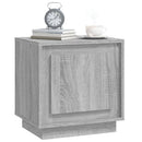 sengeborde 2 stk. 44x35x45 cm konstrueret træ grå sonoma-eg