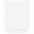 tv-bord 80x35x45 cm konstrueret træ hvid