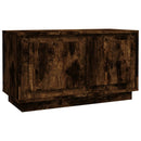 tv-bord 80x35x45 cm konstrueret træ røget egetræsfarve