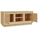 tv-bord 102x35x45 cm konstrueret træ sonoma-eg