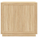 skænk 80x34x75 cm konstrueret træ sonoma-eg
