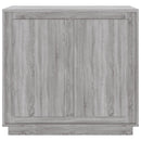 skænk 80x34x75 cm konstrueret træ grå sonoma-eg