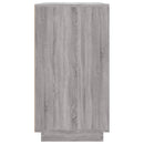skænk 80x34x75 cm konstrueret træ grå sonoma-eg