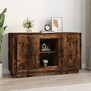 skænk 102x35x60 cm konstrueret træ røget egetræsfarve