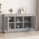 skænk 102x35x60 cm konstrueret træ grå sonoma-eg
