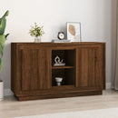skænk 102x35x60 cm konstrueret træ brun egetræsfarve