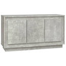 skænk 102x35x55 cm konstrueret træ betongrå