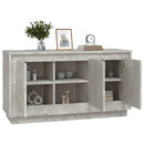 skænk 102x35x55 cm konstrueret træ betongrå
