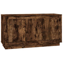 skænk 102x35x55 cm konstrueret træ røget egetræsfarve