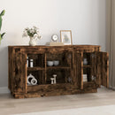 skænk 102x35x55 cm konstrueret træ røget egetræsfarve