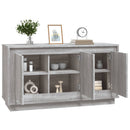 skænk 102x35x55 cm konstrueret træ grå sonoma-eg
