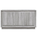 skænk 102x35x55 cm konstrueret træ grå sonoma-eg