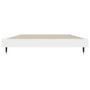 sengeramme 90x200 cm konstrueret træ hvid