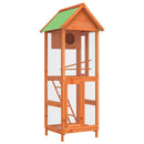 fuglebur 60x58,5x160 cm massivt fyrretræ brun