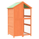 fuglebur 97x81x152 cm massivt fyrretræ brun