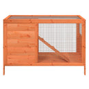 kaninbur 103x44x69,5 cm massivt fyrretræ brun