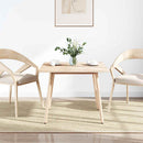 bordplade 80x80x2,5 cm massivt træ firkantet fyrretræ