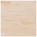 bordplade 80x80x2,5 cm massivt træ firkantet fyrretræ