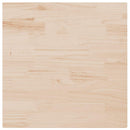 bordplade 90x90x2,5 cm firkantet massivt fyrretræ