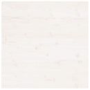 bordplade 90x90x2,5 cm firkantet massivt fyrretræ hvid
