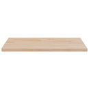 bordplade 80x40x2,5 cm rektangulær massivt fyrretræ
