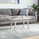 bordplade 80x40x2,5 cm rektangulær massivt fyrretræ hvid