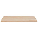 bordplade 100x50x2,5 cm rektangulær massivt fyrretræ
