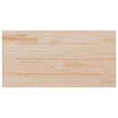 bordplade 100x50x2,5 cm rektangulær massivt fyrretræ