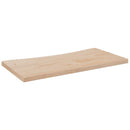 skrivebordsplade 80x40x2,5 cm massivt fyrretræ