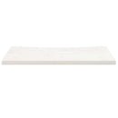 skrivebordsplade 80x40x2,5 cm massivt fyrretræ hvid
