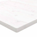 skrivebordsplade 80x40x2,5 cm massivt fyrretræ hvid