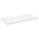 skrivebordsplade 100x50x2,5 cm massivt fyrretræ hvid