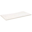 skrivebordsplade 110x55x2,5 cm massivt fyrretræ hvid