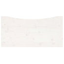 skrivebordsplade 110x55x2,5 cm massivt fyrretræ hvid