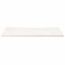 skrivebordsplade 100x60x2,5 cm massivt fyrretræ hvid