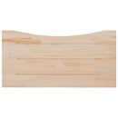 skrivebordsplade 110x60x2,5 cm massivt fyrretræ