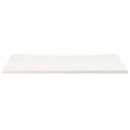 skrivebordsplade 110x60x2,5 cm massivt fyrretræ hvid