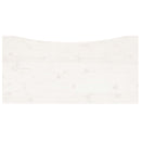 skrivebordsplade 110x60x2,5 cm massivt fyrretræ hvid