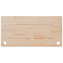 skrivebordsplade 80x40x2,5 cm massivt fyrretræ