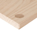 skrivebordsplade 80x40x2,5 cm massivt fyrretræ
