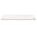 skrivebordsplade 80x40x2,5 cm massivt fyrretræ hvid