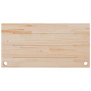 skrivebordsplade 100x50x2,5 cm massivt fyrretræ hvid