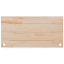 skrivebordsplade 110x55x2,5 cm massivt fyrretræ hvid